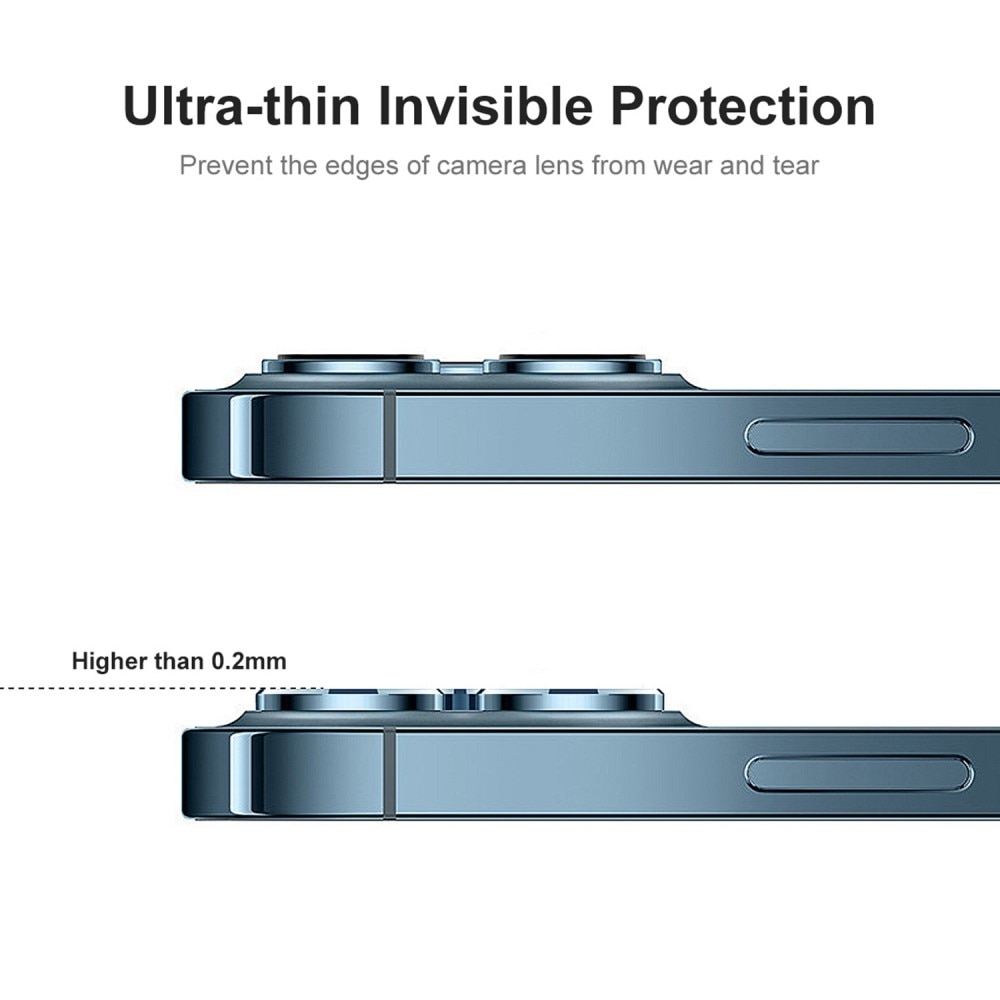 Proteggilente in vetro temperato da 0,2 mm iPhone 14 Pro Max Trasparente