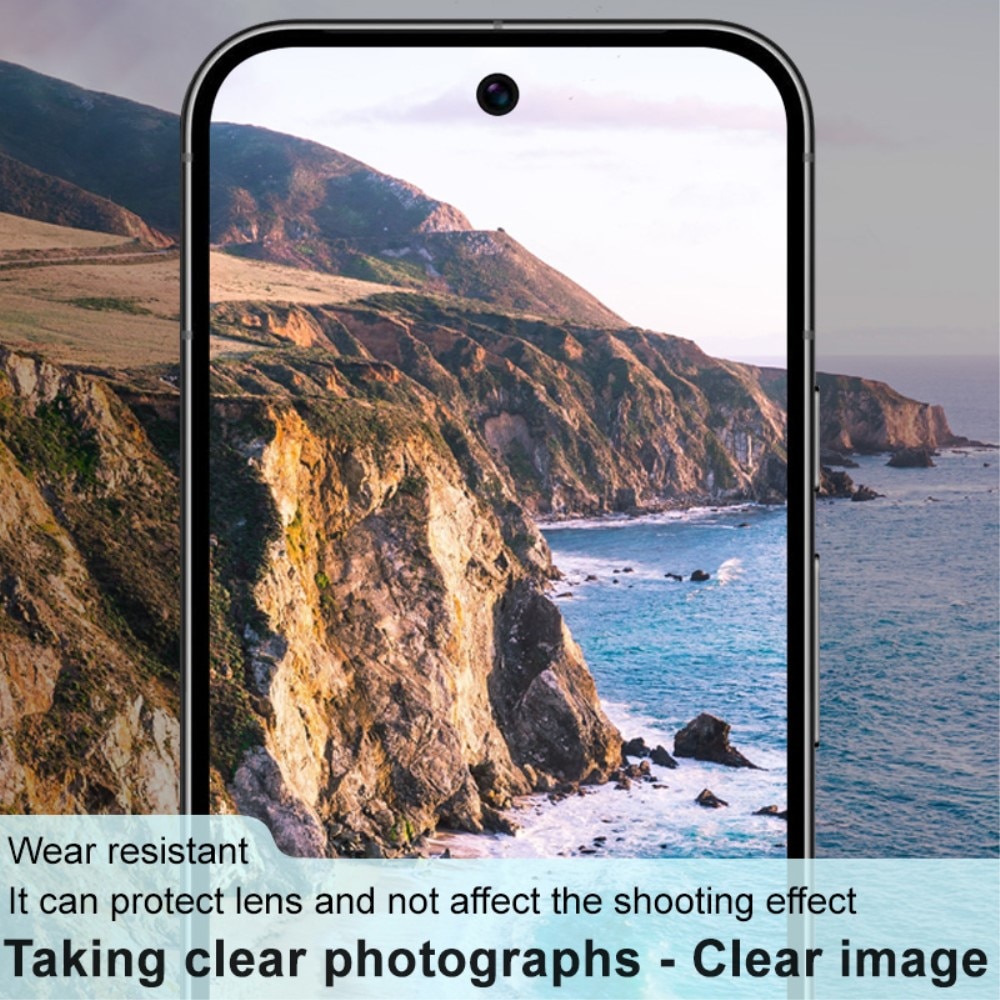 Proteggilente in vetro temperato da 0,2 mm Google Pixel 9 Nero