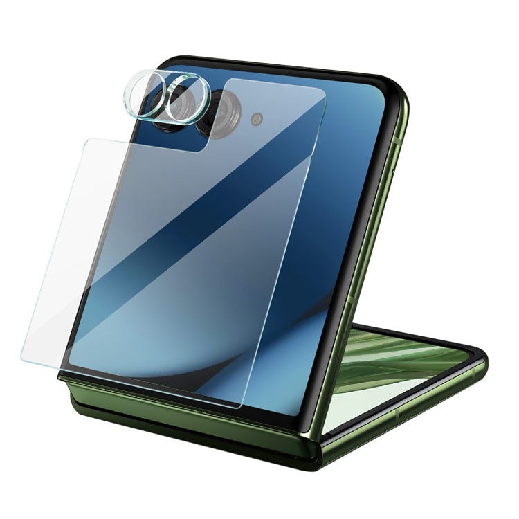 Prottegischermo esterno e Prottegilente Vetro Temperato Motorola Razr 60 Ultra Trasparente