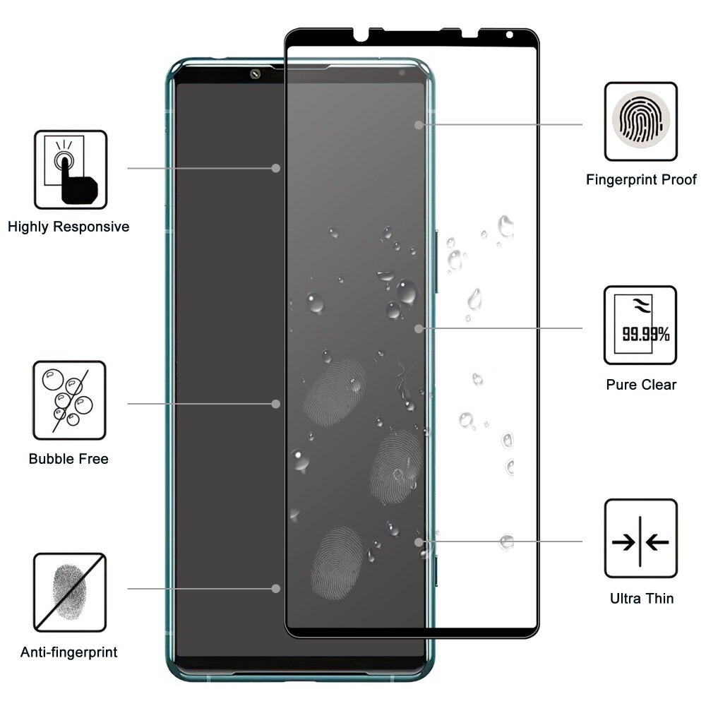 Proteggischermo per schermo intero Sony Xperia 5 IV Nero