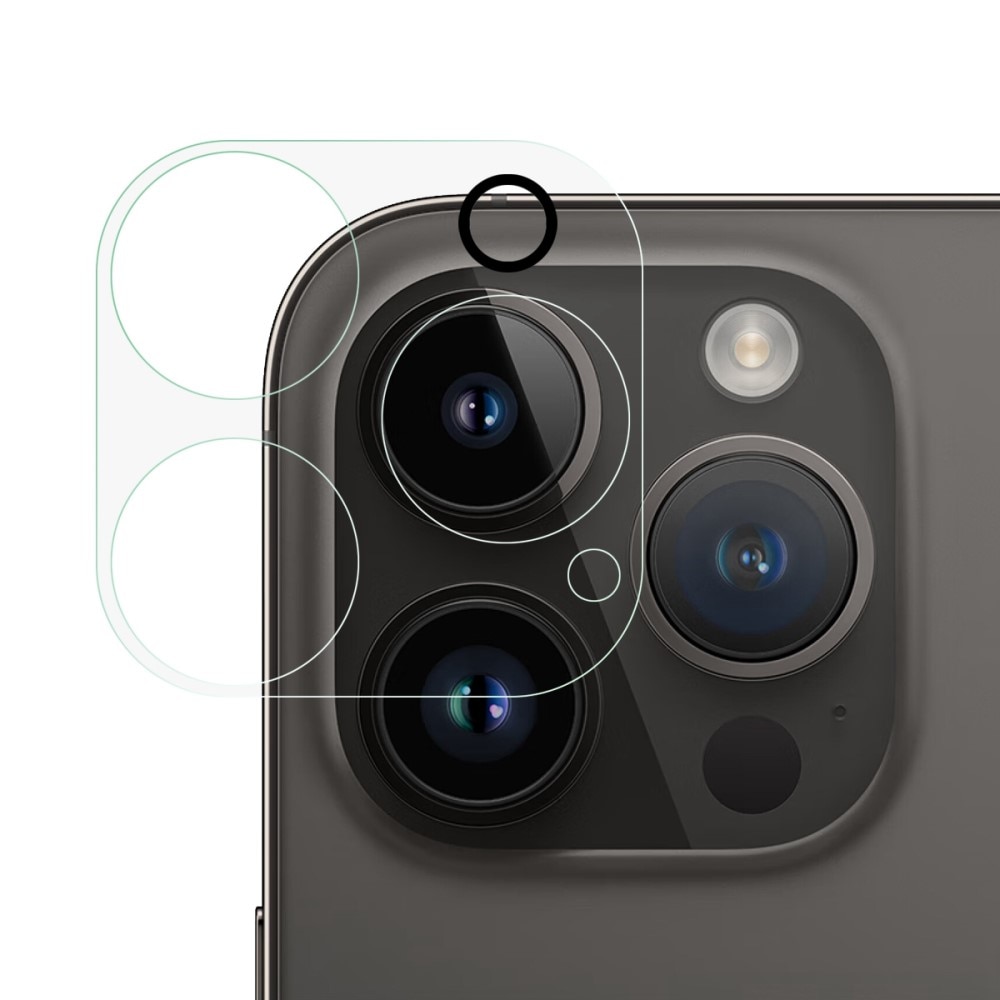 Proteggi-camera e proteggi-schermo in vetro temperato per iPhone 14 Pro