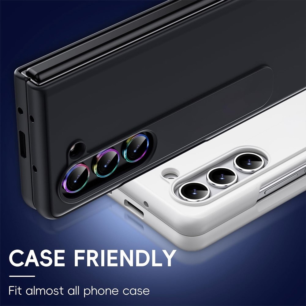 Proteggilente in vetro temperato alluminio Samsung Galaxy Z Fold 7 Nero