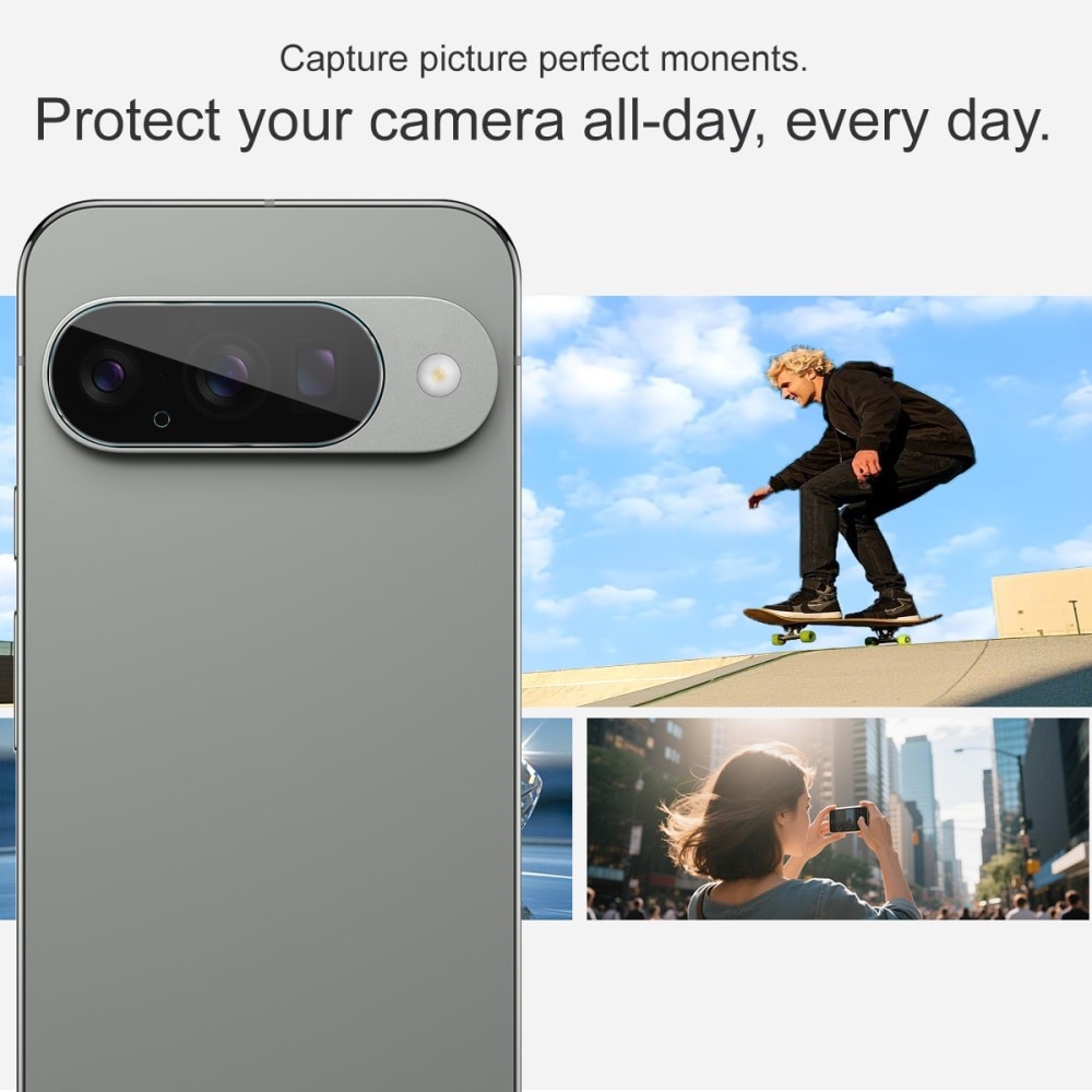 Proteggilente in vetro temperato da 0,2 mm (2 pezzi) Google Pixel 10 trasparente