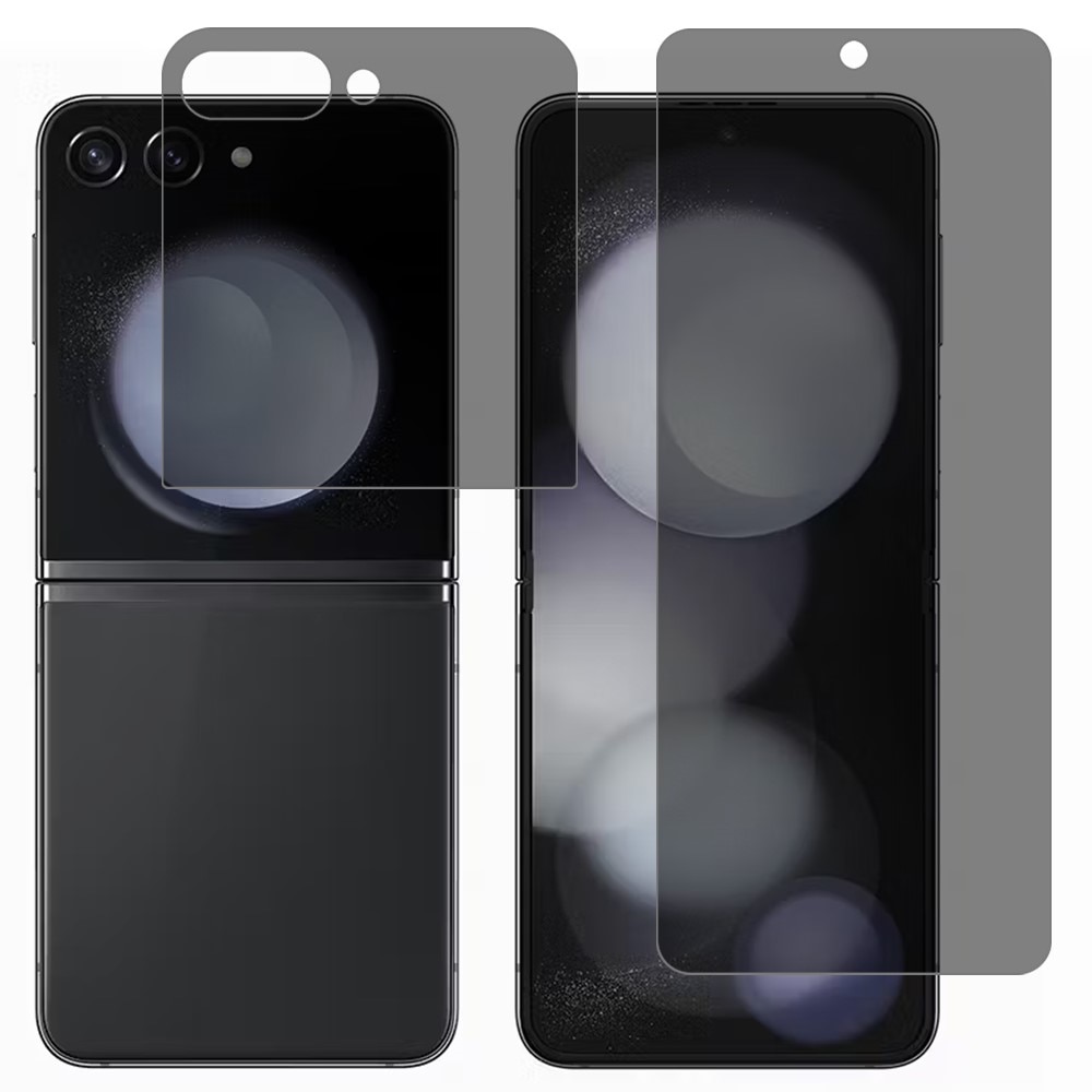 Proteggischermo Effetto Privacy per Schermo Interno ed Esterno Samsung Galaxy Z Flip 7