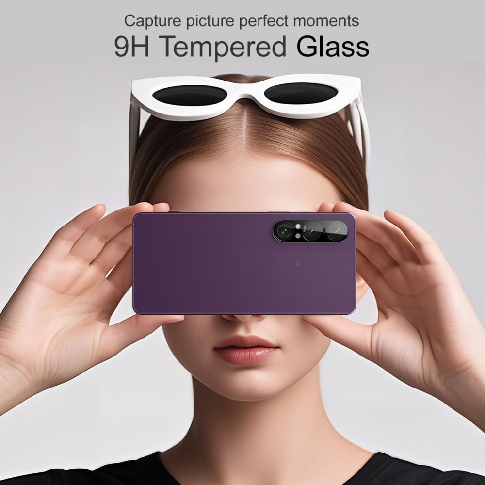 Proteggilente in vetro temperato da 0,2 mm Sony Xperia 1 VII Nero