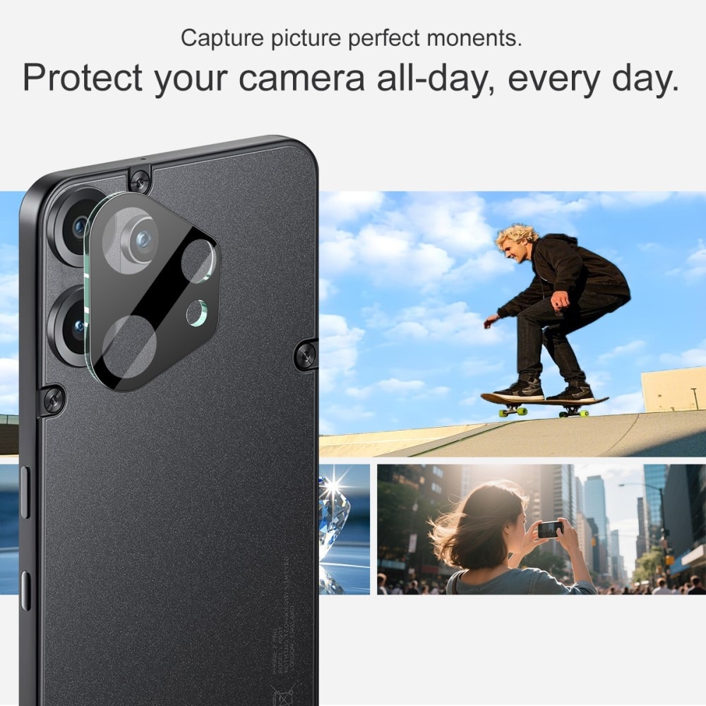 Proteggilente in vetro temperato da 0,2 mm Nothing CMF Phone 2 Pro Nero