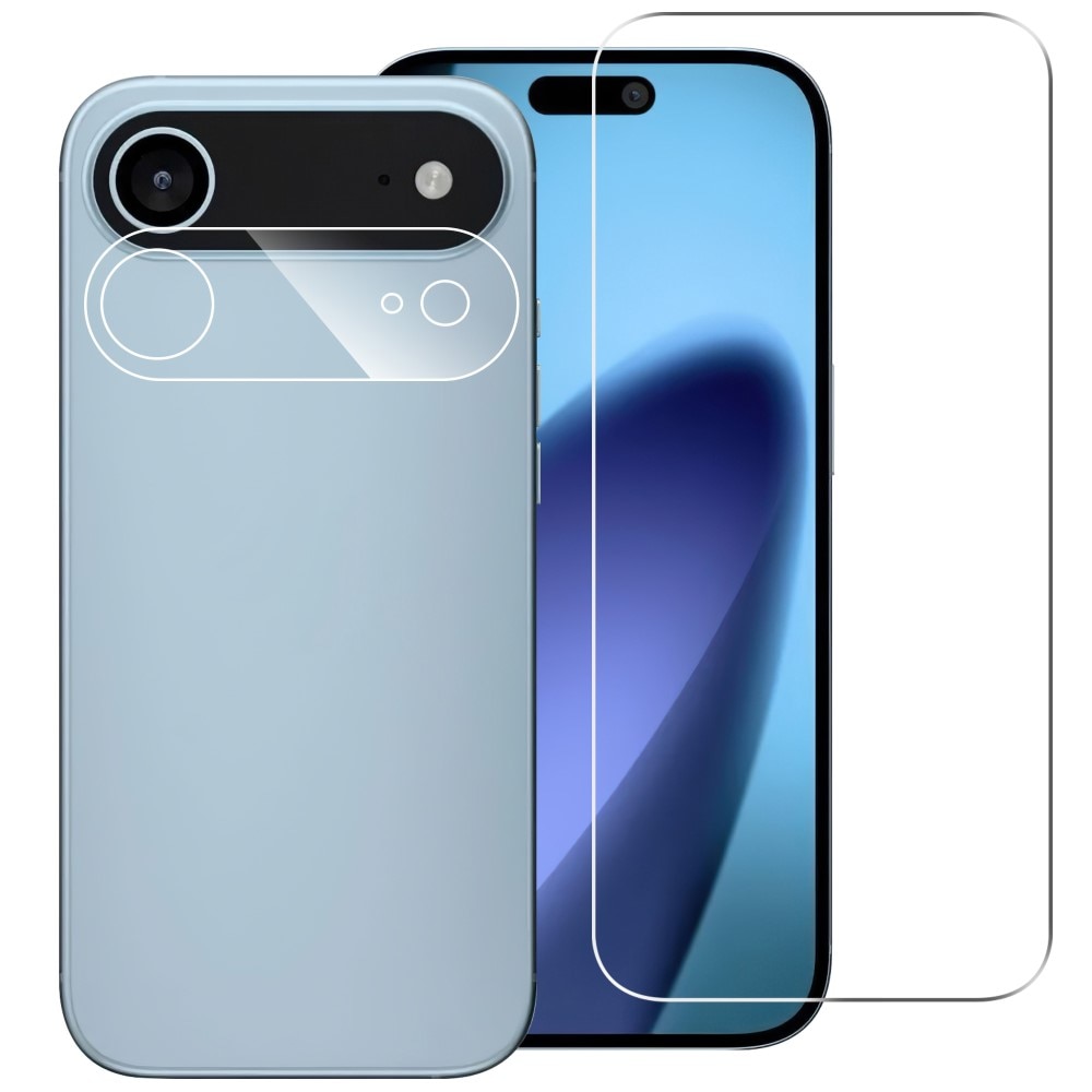 Protezione fotocamera e schermo in vetro temperato iPhone 17 Pro