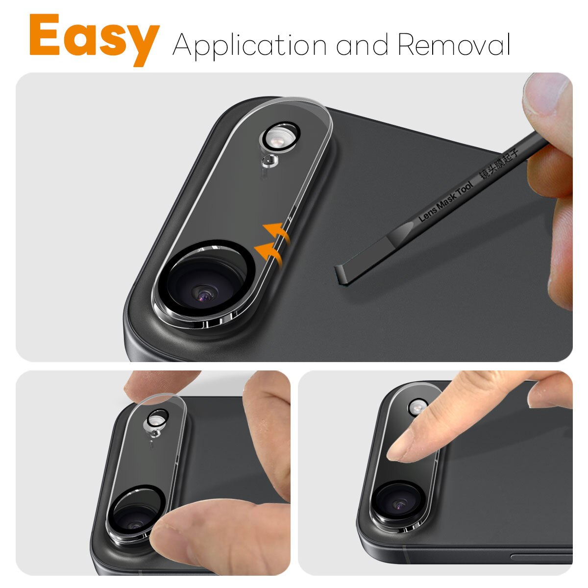 Proteggilente in vetro temperato iPhone 17 Air (2 pezzi)