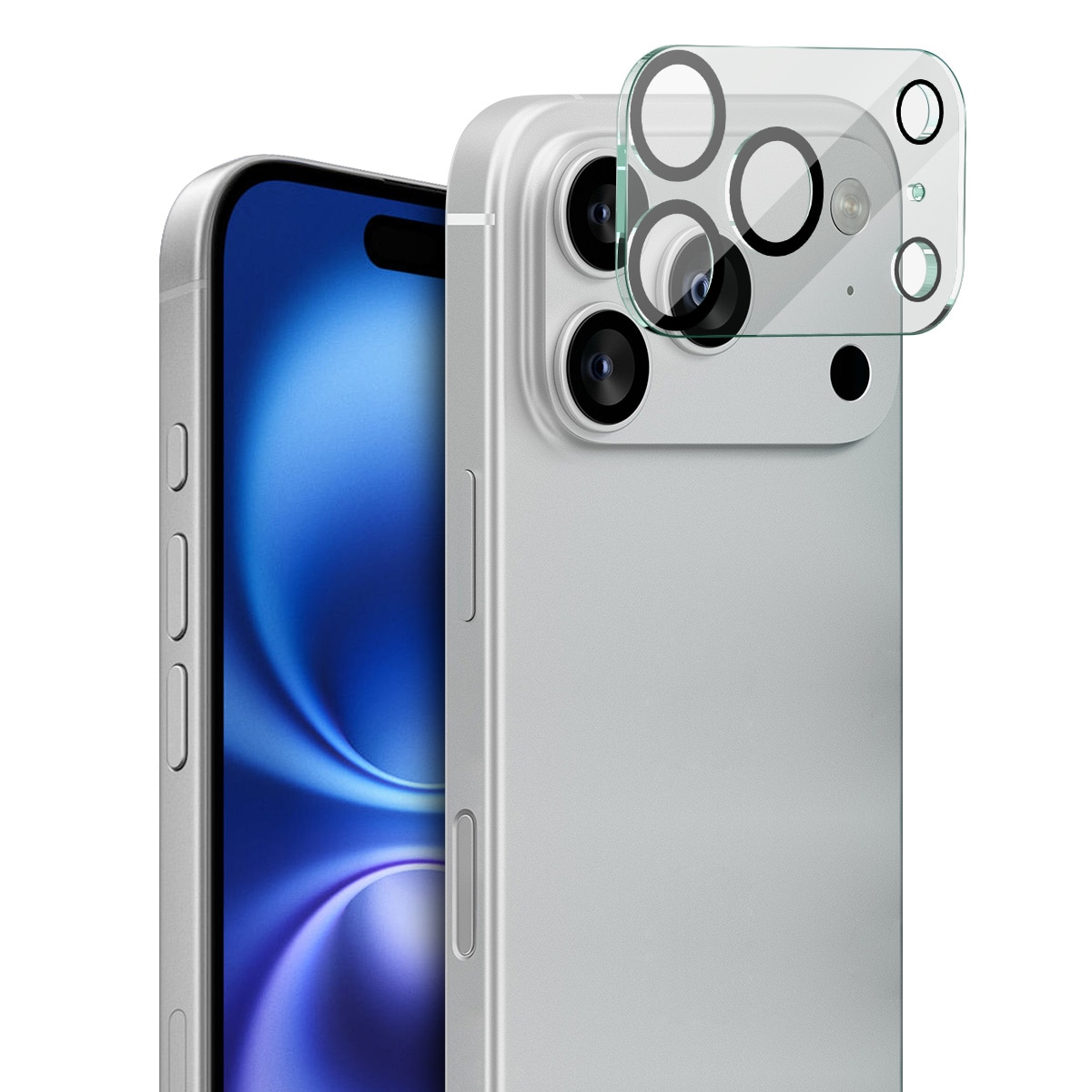 Proteggilente in vetro temperato da 0,2 mm iPhone 17 Pro Trasparente