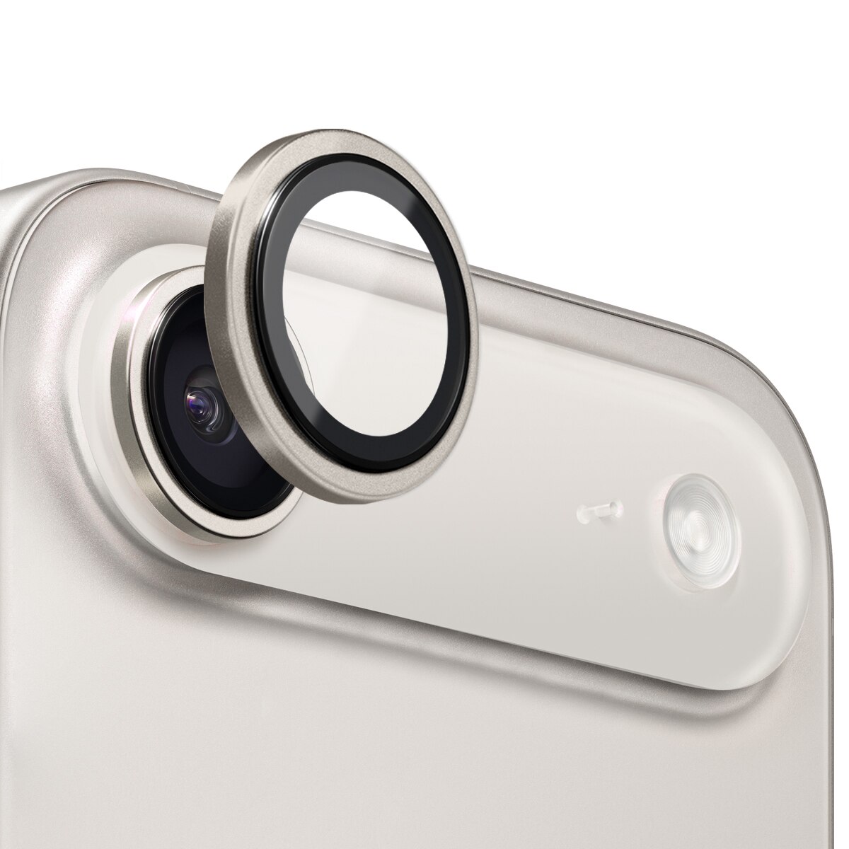 Proteggilente in vetro temperato alluminio iPhone 17 Air Grigio