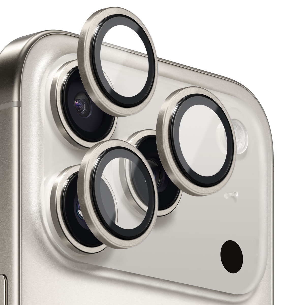Proteggilente in vetro temperato alluminio iPhone 17 Pro Grigio