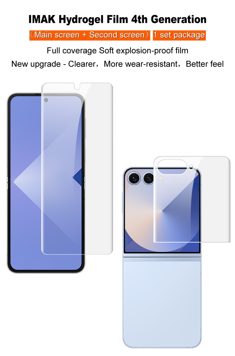 Hydrogel Proteggischermo intero Samsung Galaxy Z Flip 7