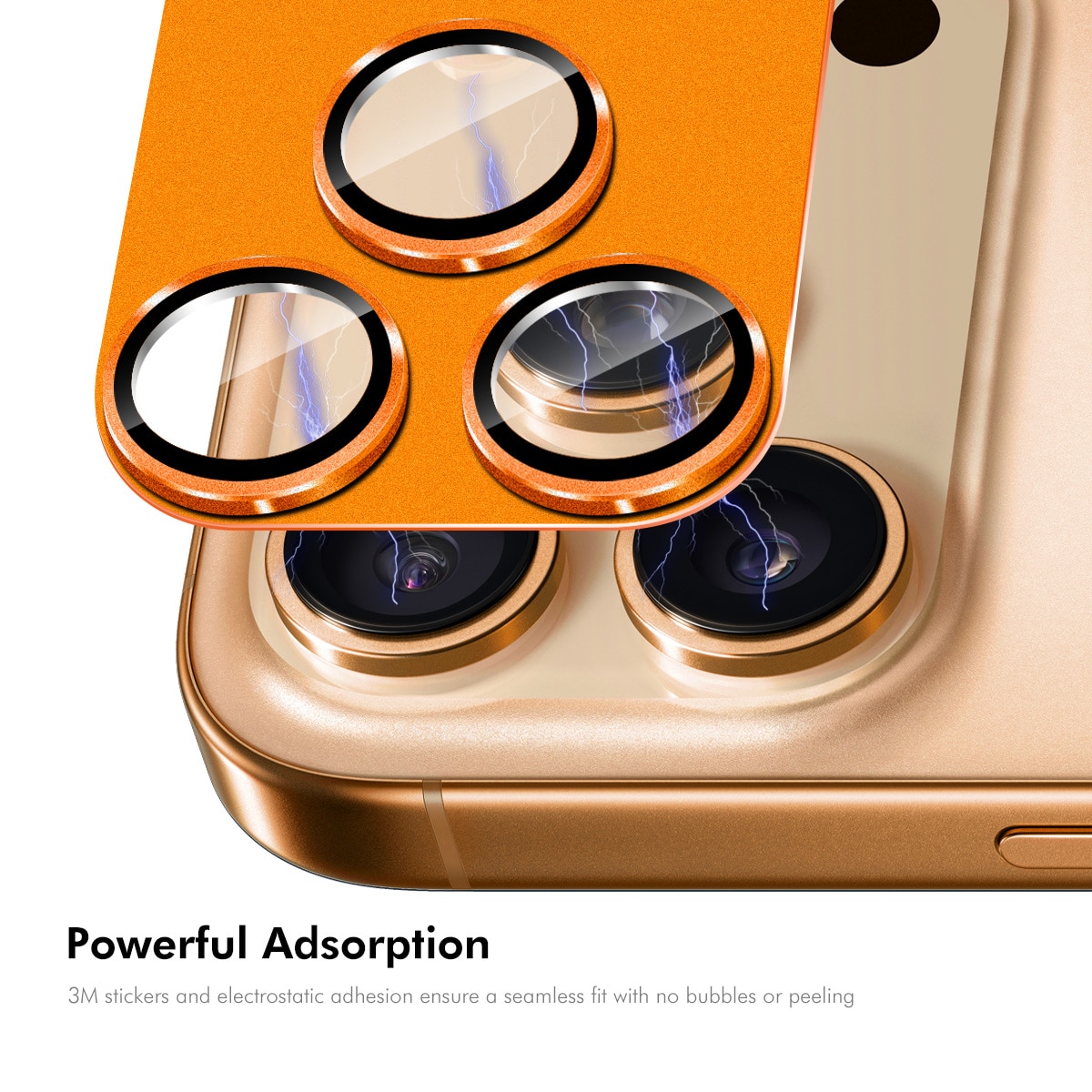 Protezioni per fotocamere Vetro Temperato Alluminio iPhone 17 Pro Marrone