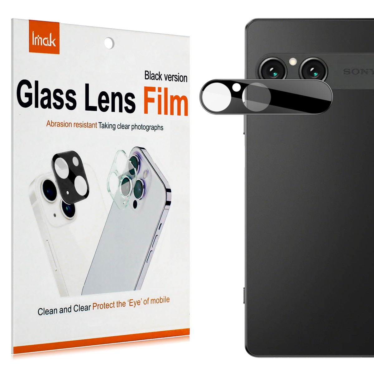 Proteggilente in vetro temperato da 0,2 mm Sony Xperia 10 VII Nero