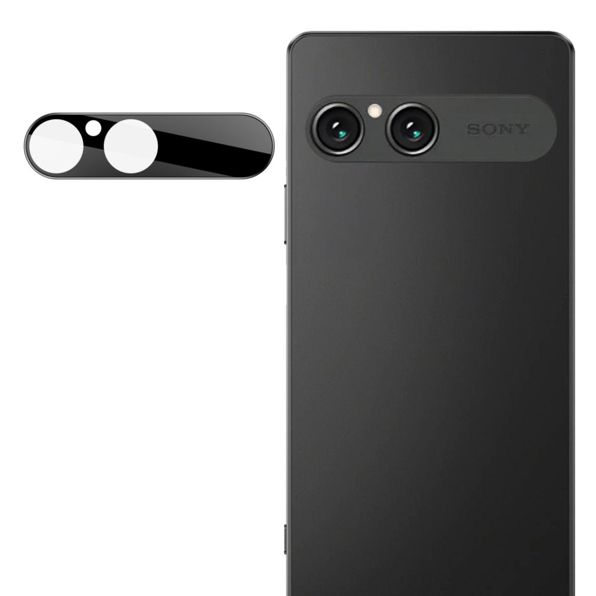 Proteggilente in vetro temperato da 0,2 mm Sony Xperia 10 VII Nero