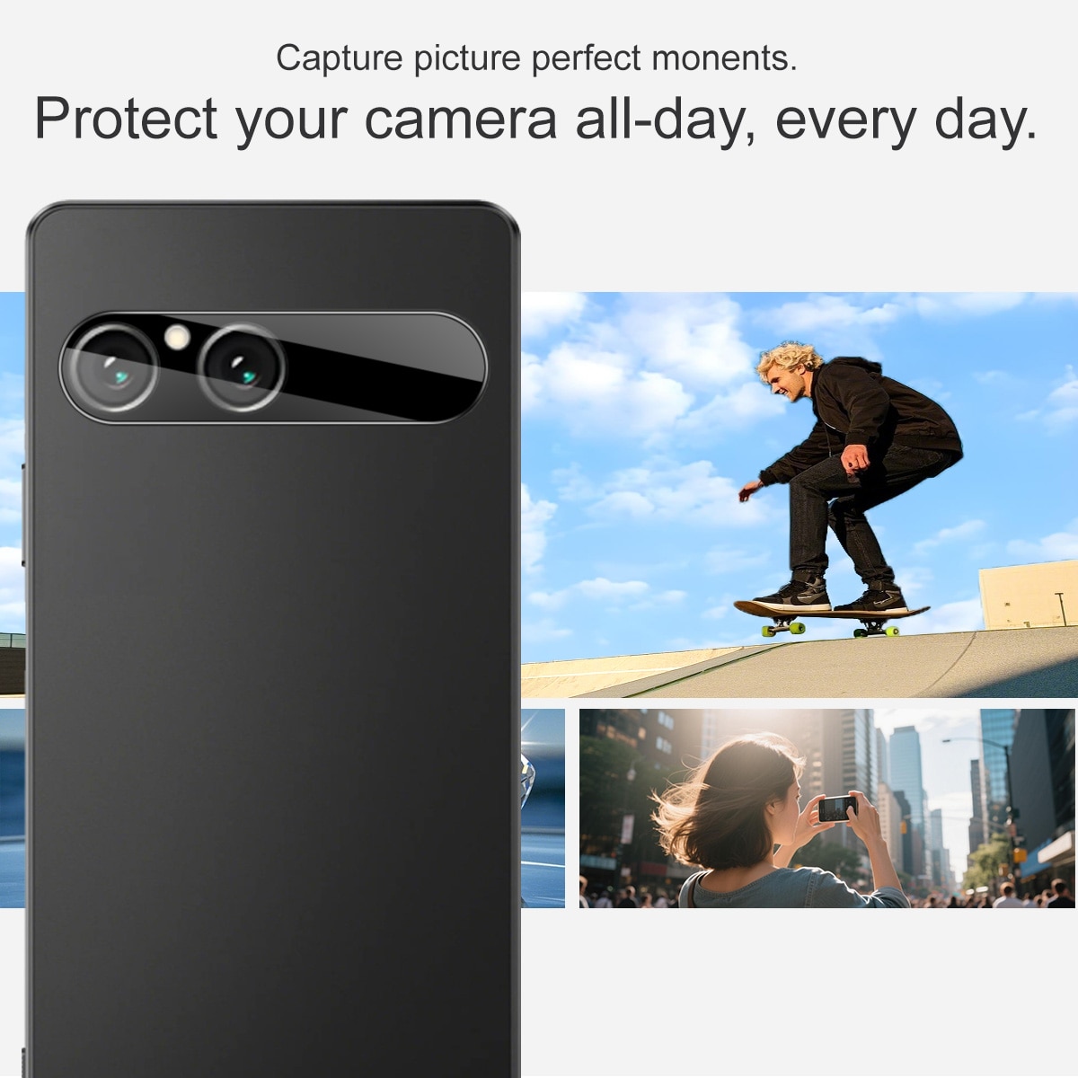Proteggilente in vetro temperato da 0,2 mm Sony Xperia 10 VII Nero
