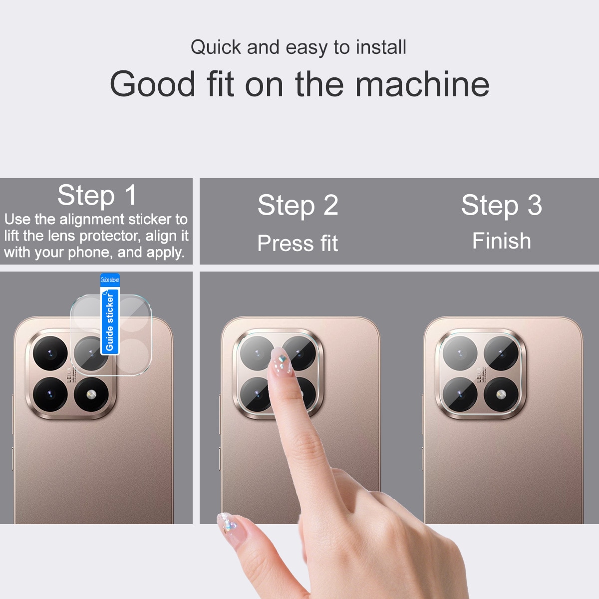 Proteggilente in vetro temperato da 0,2 mm Xiaomi 15T Trasparente