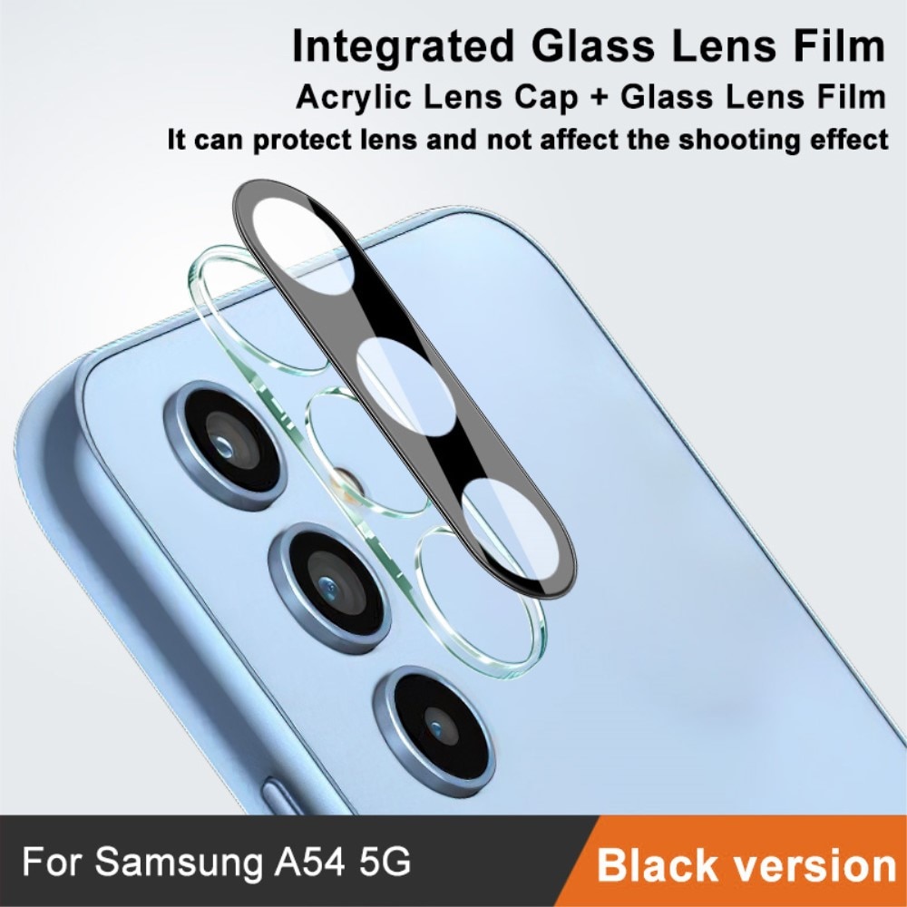 Proteggilente in vetro temperato da 0,2 mm Samsung Galaxy A54 nero