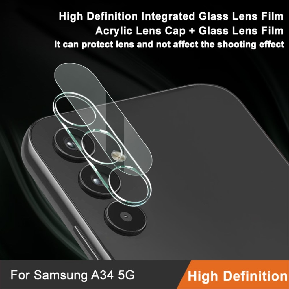 Proteggilente in vetro temperato da 0,2 mm Samsung Galaxy A34 trasparente