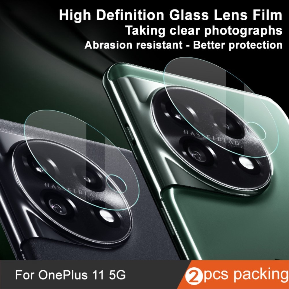 Proteggilente in vetro temperato da 0,2 mm (2 pezzi) OnePlus 11 trasparente