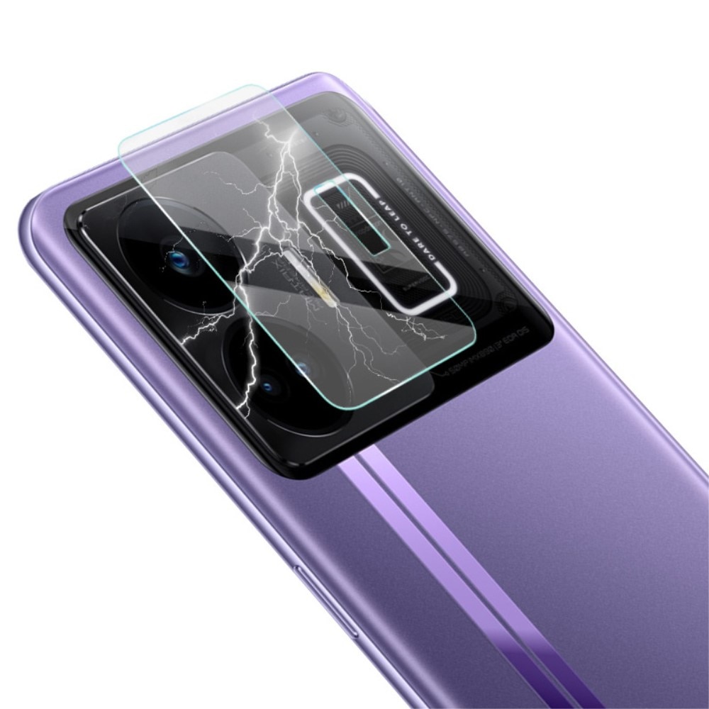 Proteggilente in vetro temperato da 0,2 mm (2 pezzi) Realme GT3 trasparente