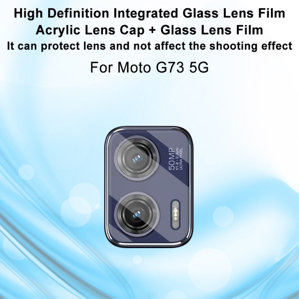 Proteggilente in vetro temperato da 0,2 mm Motorola Moto G73 trasparente