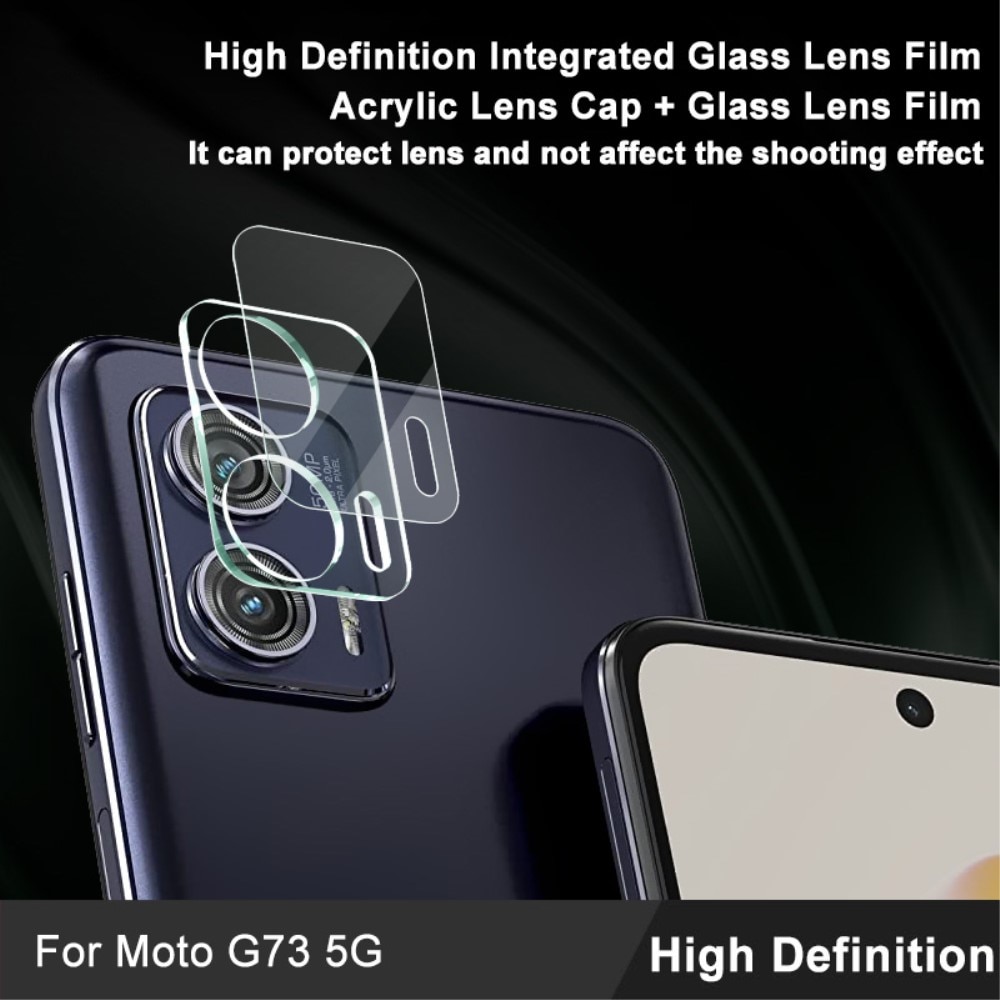 Proteggilente in vetro temperato da 0,2 mm Motorola Moto G73 trasparente