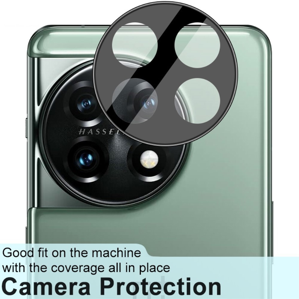 Proteggilente in vetro temperato da 0,2 mm OnePlus 11 nero