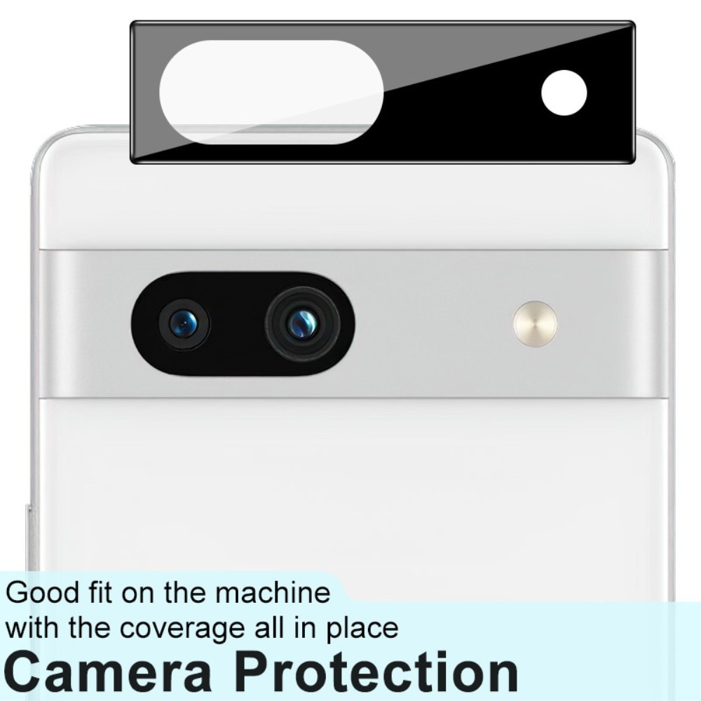 Proteggilente in vetro temperato da 0,2 mm Google Pixel 7a nero