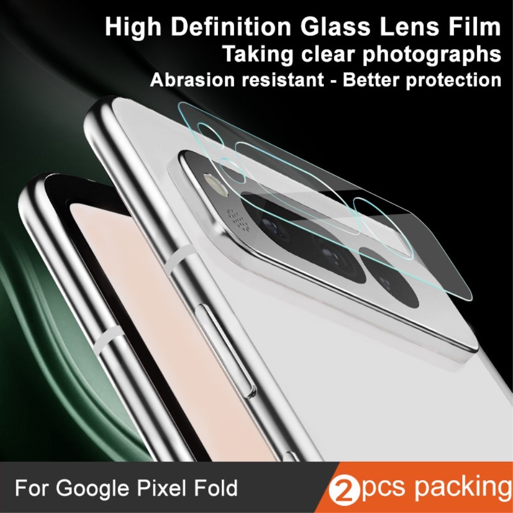 Proteggilente in vetro temperato da 0,2 mm (2 pezzi) Google Pixel Fold trasparente
