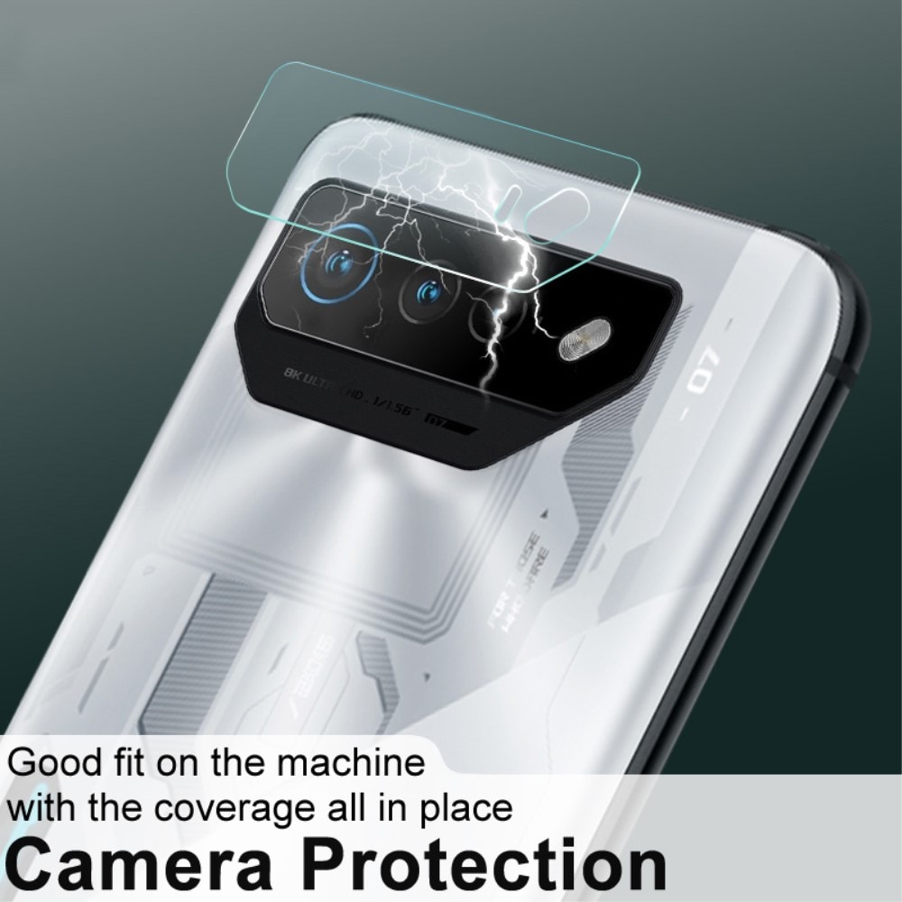 Proteggilente in vetro temperato da 0,2 mm (2 pezzi) Asus ROG Phone 7 trasparente