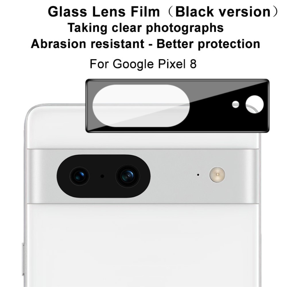 Proteggilente in vetro temperato da 0,2 mm Google Pixel 8 nero