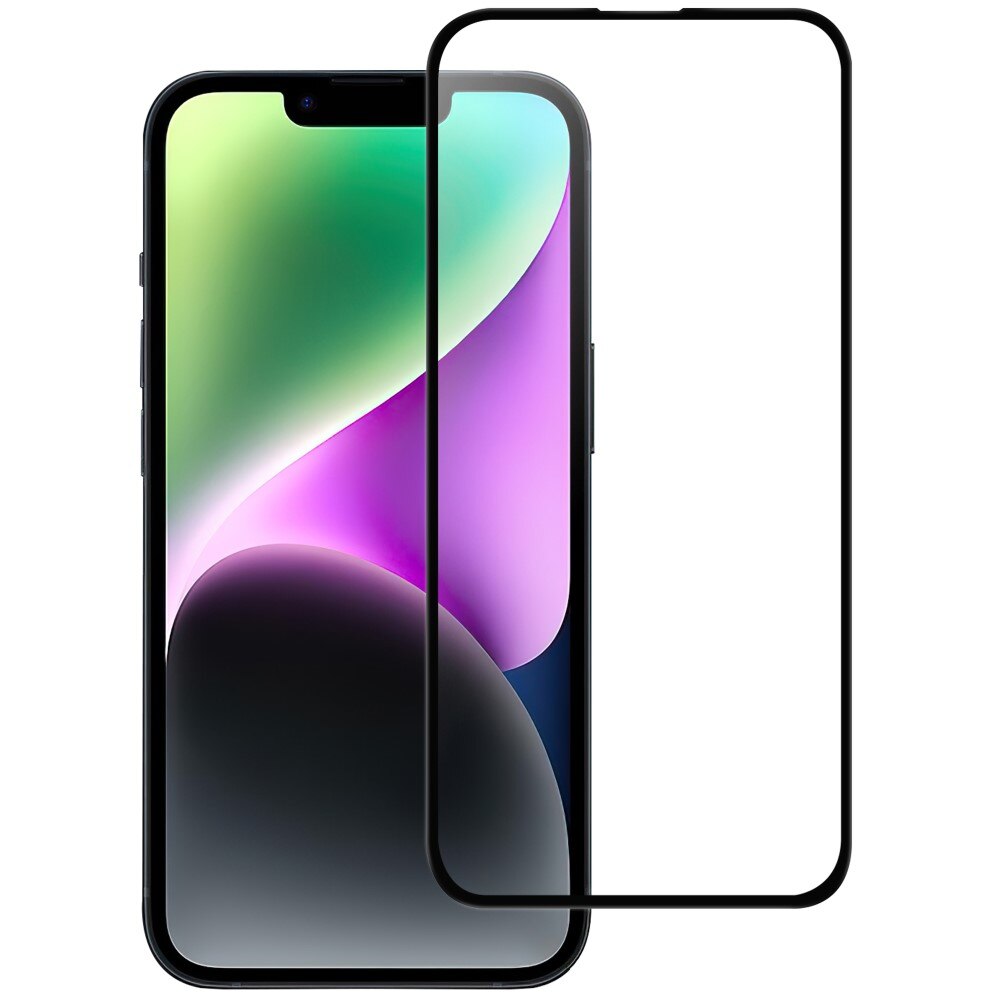 Proteggischermo per schermo intero iPhone 15 nero