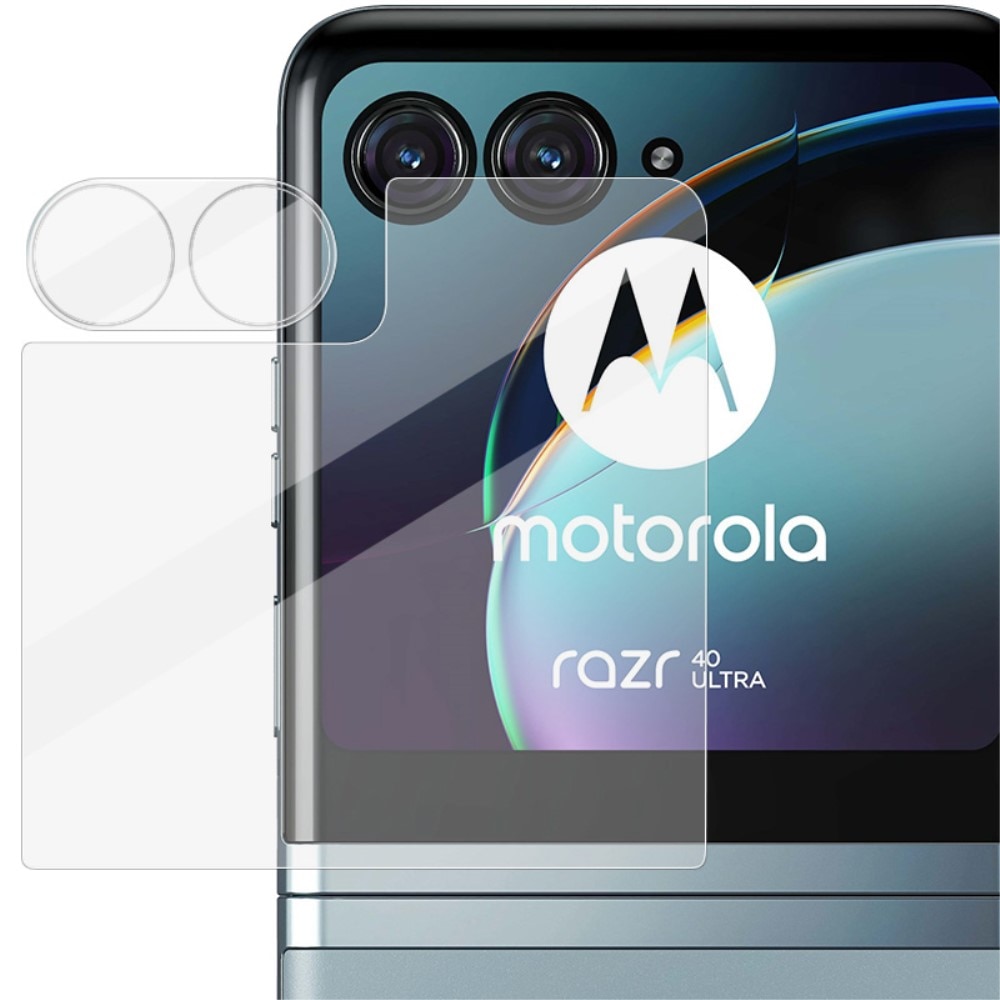 Prottegischermo esterno e Prottegilente Vetro Temperato Motorola Razr 40 Ultra
