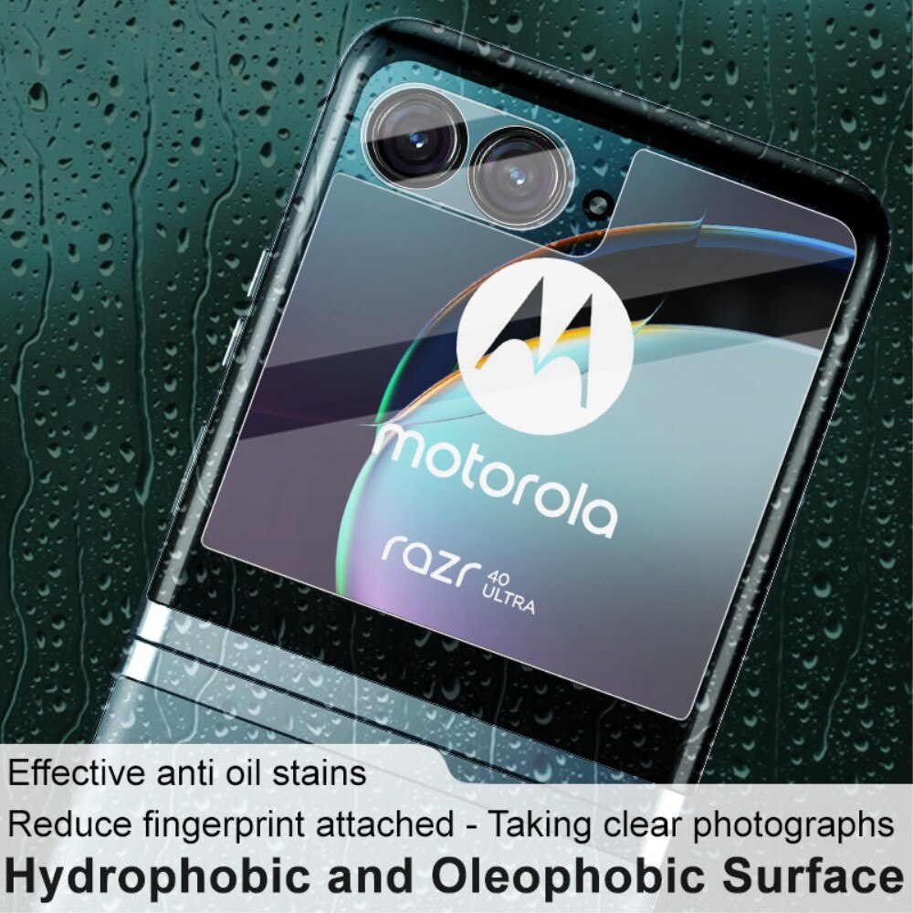 Prottegischermo esterno e Prottegilente Vetro Temperato Motorola Razr 40 Ultra