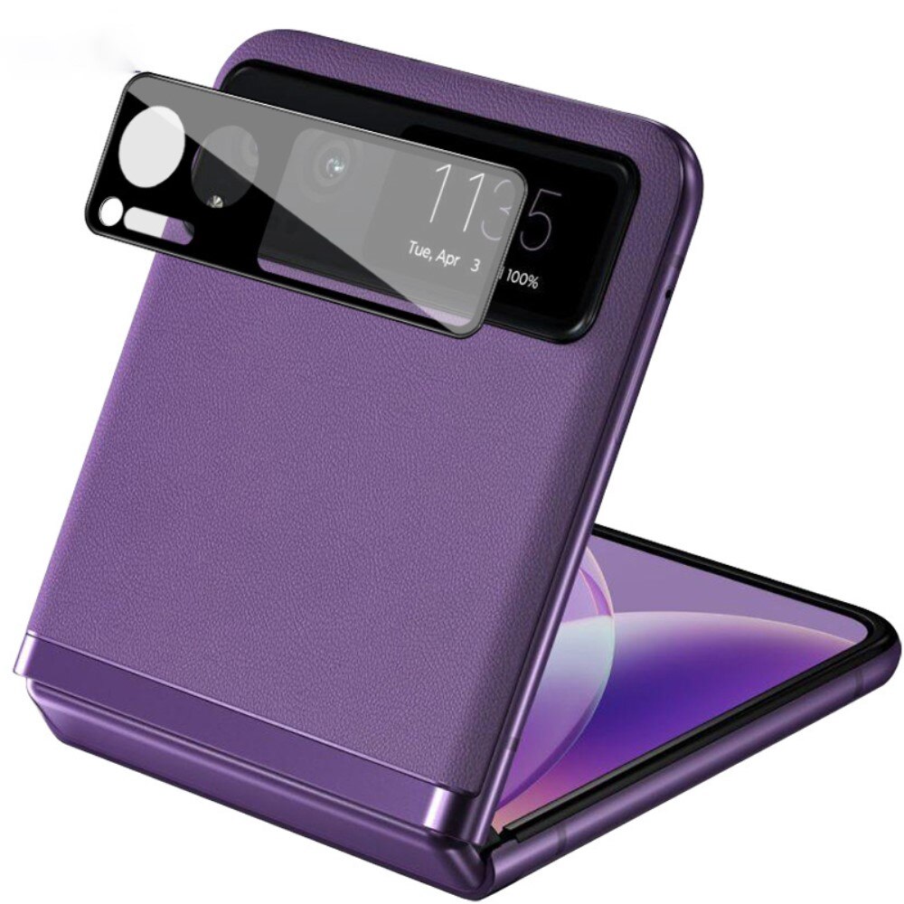 Proteggilente in vetro temperato da 0,2 mm Motorola Razr 40 Nero
