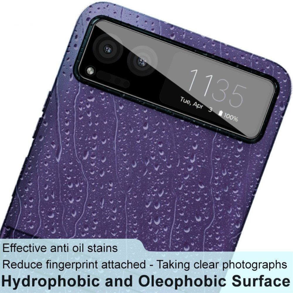 Proteggilente in vetro temperato da 0,2 mm Motorola Razr 40 Nero