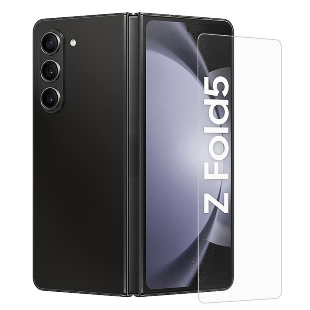 Proteggi-camera e proteggi-schermo anteriore in vetro temperato per Samsung Galaxy Z Fold 5