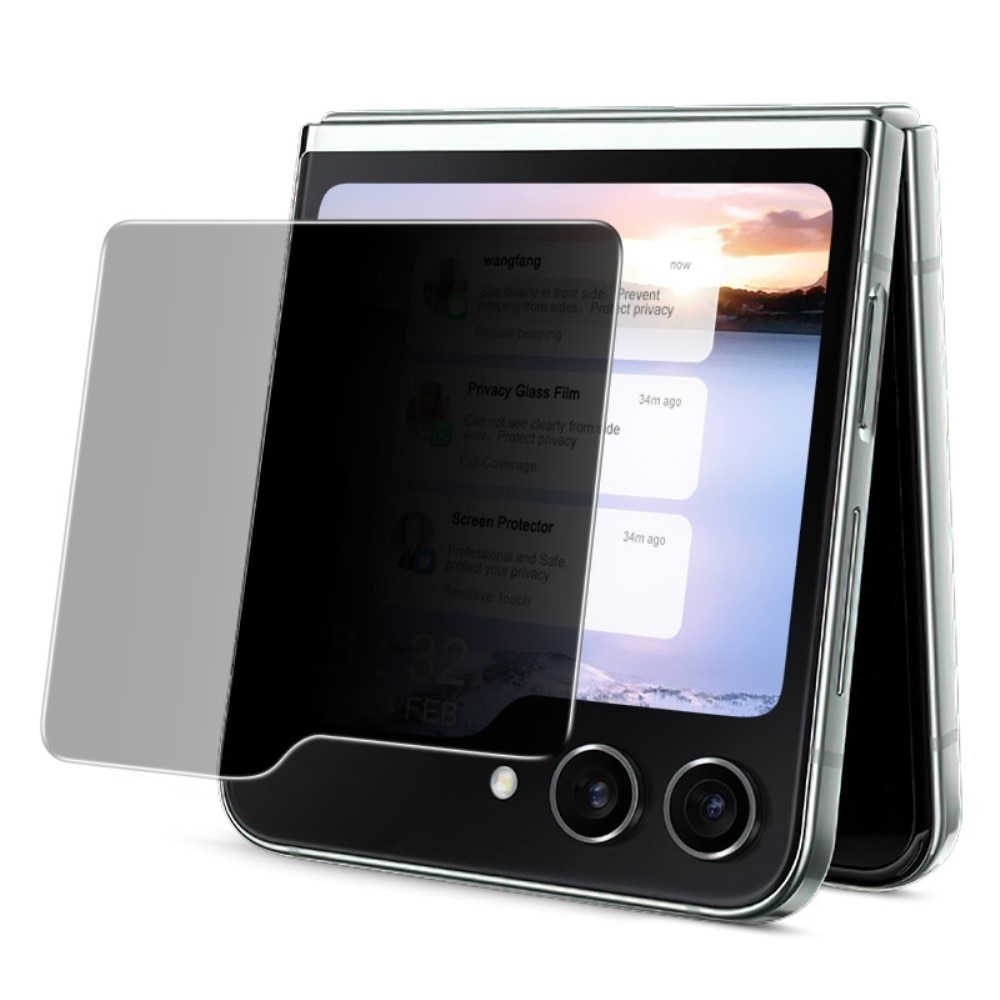 Privacy Prottegischermo esterno Vetro Temperato Samsung Galaxy Z Flip 5
