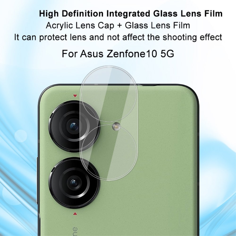 Proteggilente in vetro temperato da 0,2 mm Asus Zenfone 10 trasparente