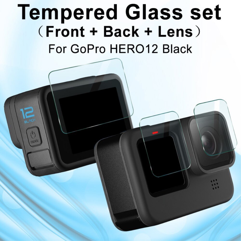 Vetro temperato a schermo intero GoPro HERO12 Black