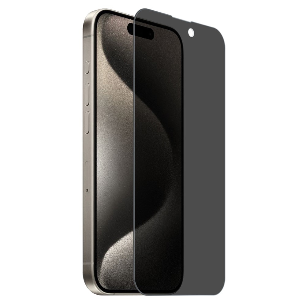 Proteggischermo effetto privacy vetro temperato iPhone 15 Pro Max