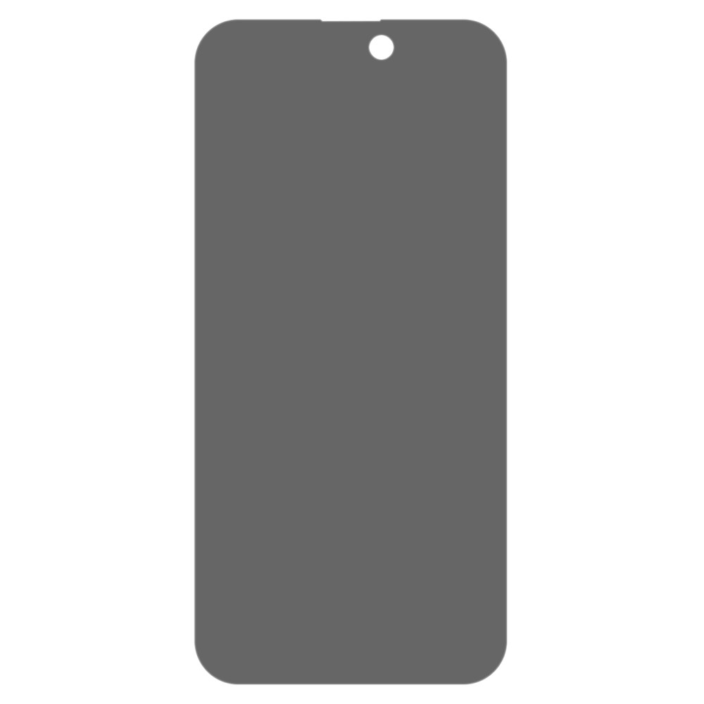 Proteggischermo effetto privacy vetro temperato iPhone 15 Plus nero