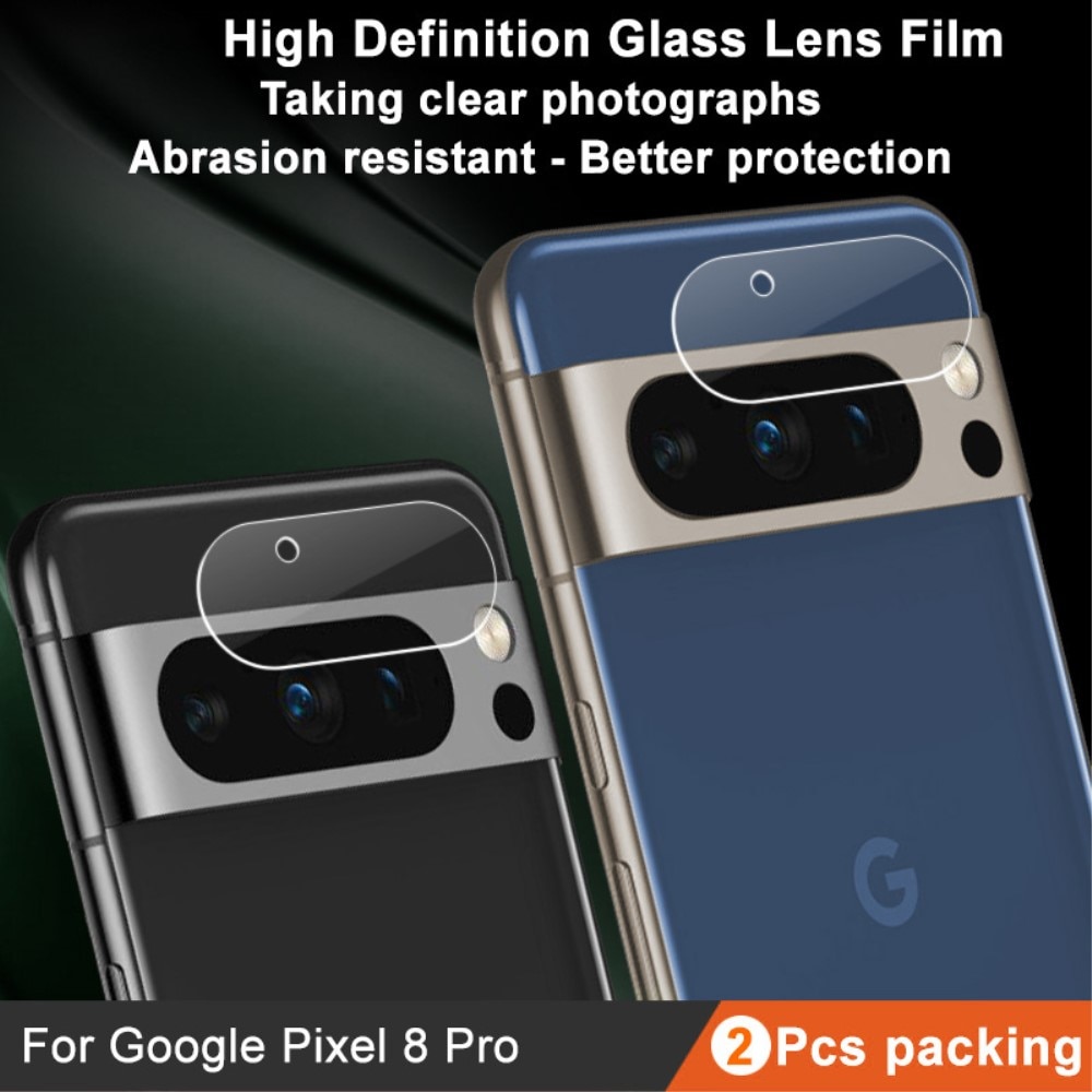 Proteggilente in vetro temperato da 0,2 mm (2 pezzi) Google Pixel 8 Pro trasparente