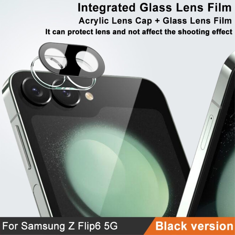 Proteggilente in vetro temperato da 0,2 mm Samsung Galaxy Z Flip 6 nero