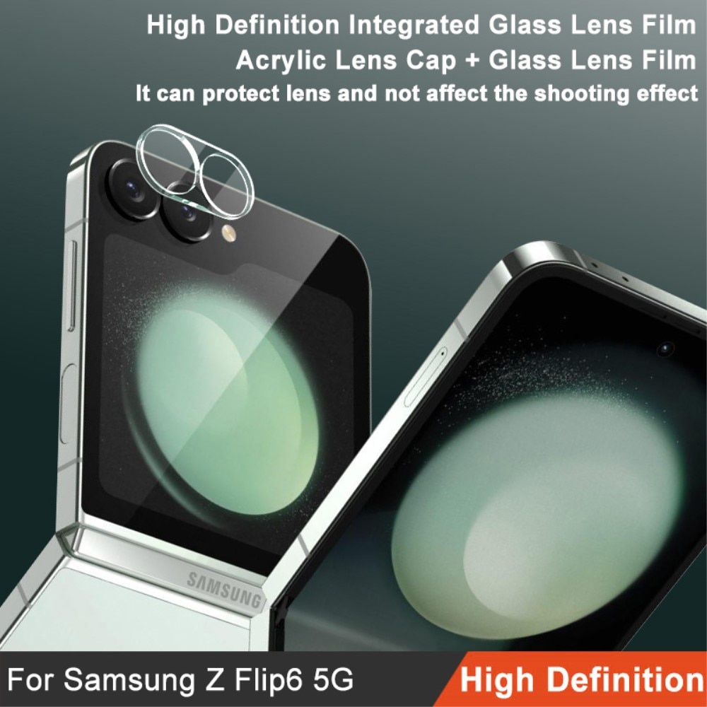 Proteggilente in vetro temperato da 0,2 mm Samsung Galaxy Z Flip 6 trasparente