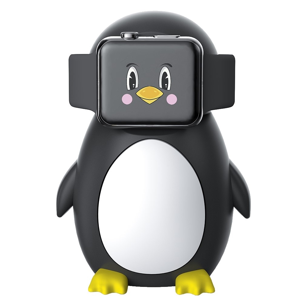 Supporto di Ricarica Apple Watch, pinguino nero