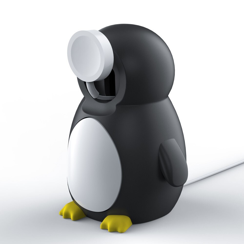 Supporto di Ricarica Apple Watch, pinguino nero