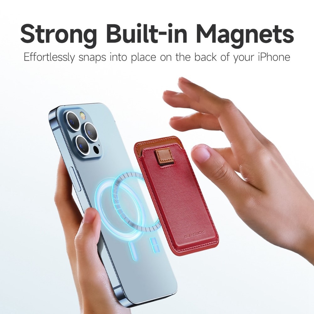 Magnetic Card Holder MagSafe Red