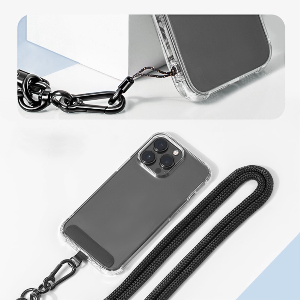 Phone Neck Strap Universal grigio